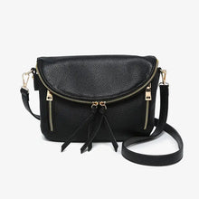 Load image into Gallery viewer, Aubree Flapover Multi-Compartment Crossbody Bag