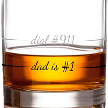 Load image into Gallery viewer, "Dial #911" Whiskey Glass