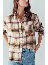 Load image into Gallery viewer, Plaid Flannel Button Down