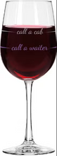 Load image into Gallery viewer, "Call A Cab" Wine Glass