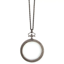 Load image into Gallery viewer, Vintage Magnifying Glass Necklace