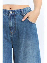 Load image into Gallery viewer, Barrel Leg Jeans with Tapered Button Cuffs