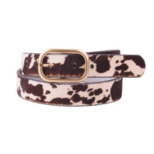 Load image into Gallery viewer, Animal Print Belt with Rectangular Buckle