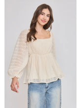 Load image into Gallery viewer, Long-Sleeve Belted Blouse