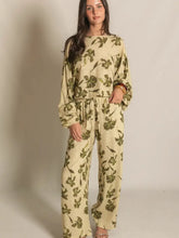 Load image into Gallery viewer, Print Linen Wide Leg Pants