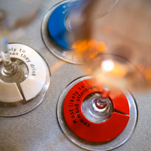 Load image into Gallery viewer, Wine Glass Identifiers (Set of 6)