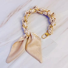 Load image into Gallery viewer, Braided Scarf Chain Purse or Phone Lanyard