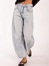 Load image into Gallery viewer, Baggy Wide-Leg Jeans