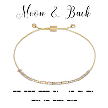 Load image into Gallery viewer, Moon and Back Necklace