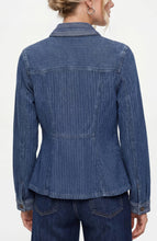 Load image into Gallery viewer, Fit And Flare Trucker Jacket - Blue Doris