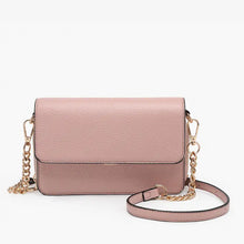 Load image into Gallery viewer, Lauryn Flapover Crossbody w/ Chain Strap