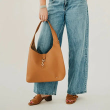 Load image into Gallery viewer, Haddie Hobo Vegan Leather Tote