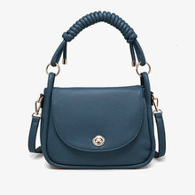 Load image into Gallery viewer, Effie Messenger Satchel Bag w/ Knotted Handle