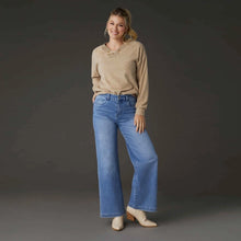 Load image into Gallery viewer, Everstretch Wide Leg - Med Demin