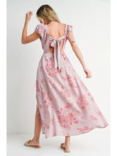Load image into Gallery viewer, Floral Print Smocked Babydoll Maxi Dress