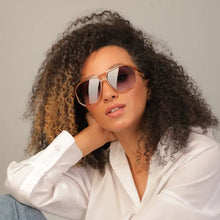 Load image into Gallery viewer, Billie Unisex Aviator Sunglasses