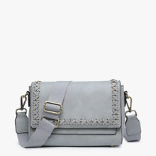 Load image into Gallery viewer, Francesca Whipstitch Flapover Crossbody