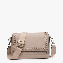 Load image into Gallery viewer, Francesca Whipstitch Flapover Crossbody
