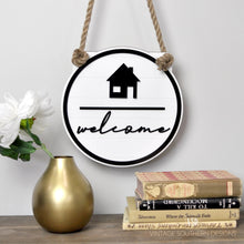 Load image into Gallery viewer, Interchangeable Welcome Sign Home