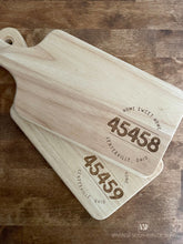 Load image into Gallery viewer, Neighborhood Pride Cutting Board - 45458 Home