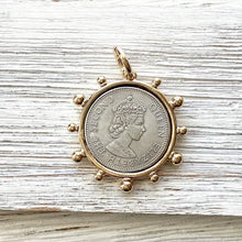 Load image into Gallery viewer, Coin Necklace French Medallion Jewelry
