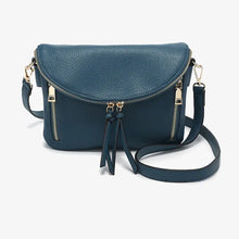 Load image into Gallery viewer, Aubree Flapover Multi-Compartment Crossbody Bag
