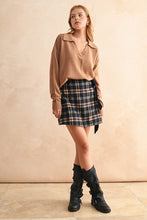 Load image into Gallery viewer, SOFT SWEATER KNITTED TOP WITH COLLAR
