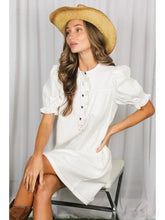 Load image into Gallery viewer, Ruffled Button Placket Dress
