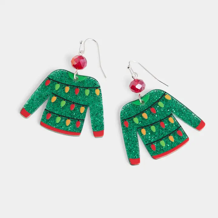 Light Sweater Dangle Earring