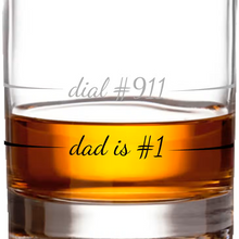 Load image into Gallery viewer, &quot;Dial #911&quot; Whiskey Glass
