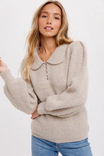 Load image into Gallery viewer, Collared Sweater Pullover
