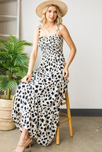 Load image into Gallery viewer, Disty Dot Print Tiered Maxi Dress
