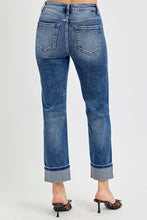 Load image into Gallery viewer, Tummy Control High Rise Crop Straight Jeans
