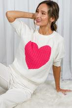 Load image into Gallery viewer, Heart Shape Cable Detail Sweater
