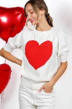 Load image into Gallery viewer, Heart Shape Cable Detail Sweater
