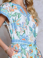 Load image into Gallery viewer, Floral Printed Belted Mini Dress
