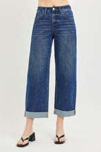 Load image into Gallery viewer, 4 Way Stretch Slouchy Crop Barrel Cuffed Jeans
