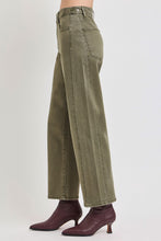 Load image into Gallery viewer, High Rise Crop Barrel Adjustable Waistband Pants
