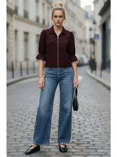 Load image into Gallery viewer, 3/4 Sleeve Zip Up Jacket
