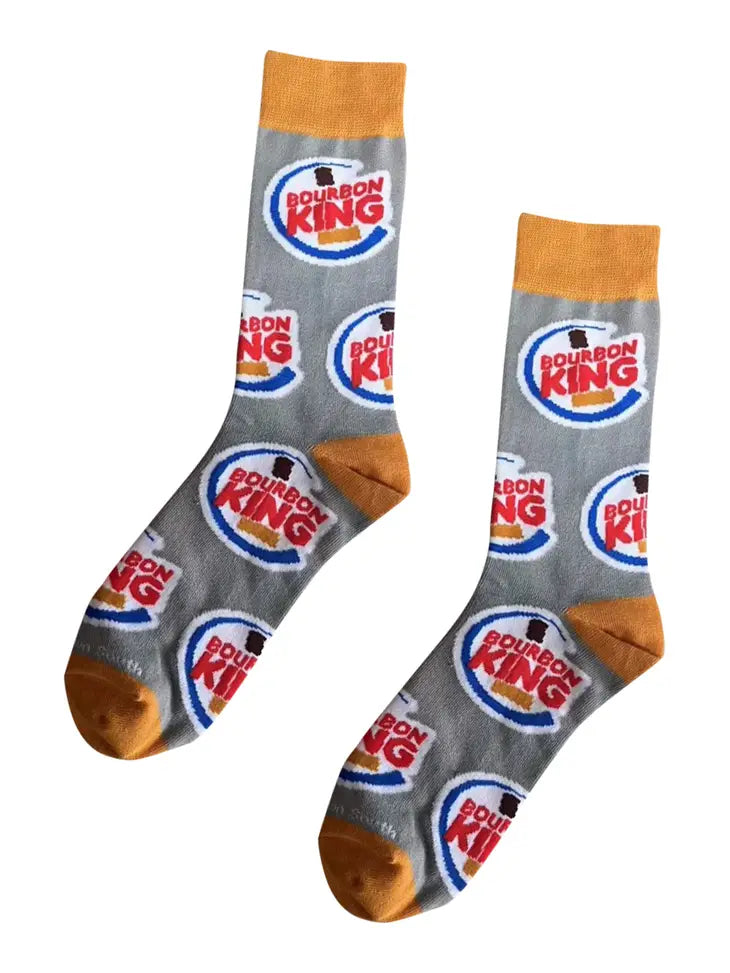 Bourbon King Funny Socks