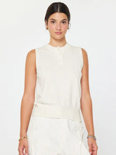 Load image into Gallery viewer, Sleeveless Henley Knit Vest
