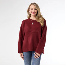 Load image into Gallery viewer, Delphina Long Sleeve Lattice Back Sweater
