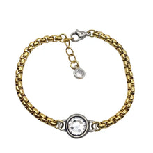Load image into Gallery viewer, Two Tone Mixed Metal Luxe Bracelet
