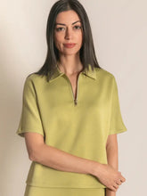 Load image into Gallery viewer, Butter Modal Short Sleeve Quarter Zip Top
