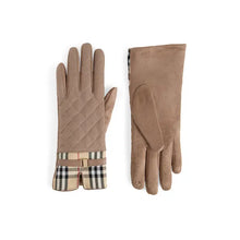 Load image into Gallery viewer, Plaid Puffer Touchscreen Gloves

