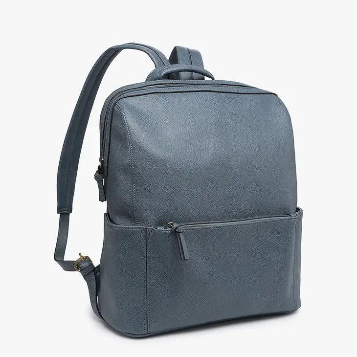 James Backpack w/Front Zipper