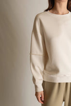 Load image into Gallery viewer, Butter Modal Pearl Trim Pullover
