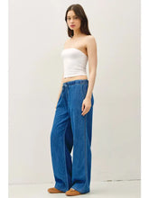 Load image into Gallery viewer, Denim Look Wide Leg Pants
