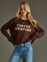 Load image into Gallery viewer, Coffee Weather Sweater
