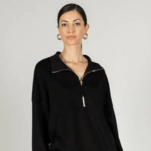 Load image into Gallery viewer, Butter Modal Zip Up Pullover
